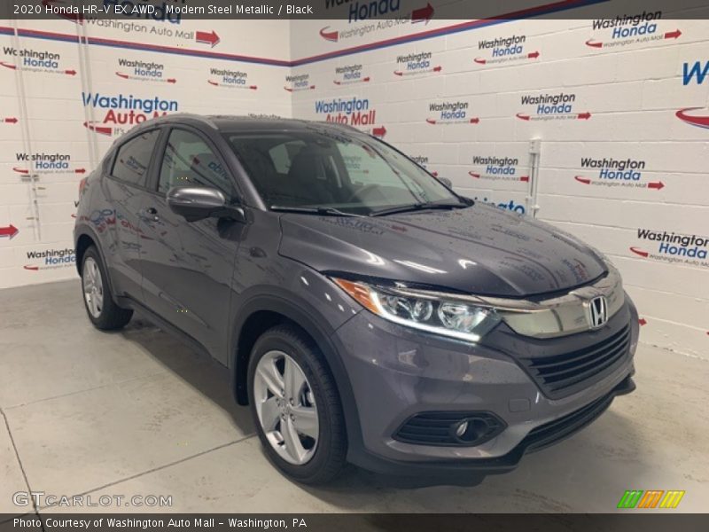 Modern Steel Metallic / Black 2020 Honda HR-V EX AWD