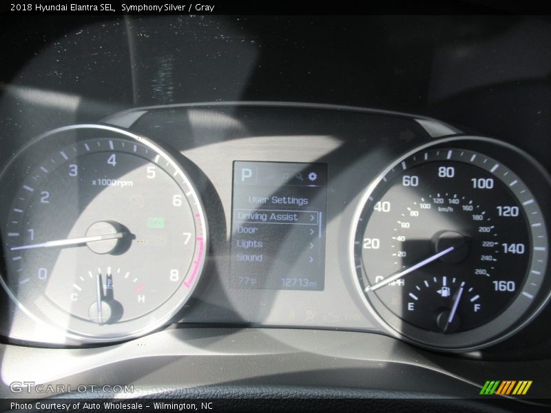 Symphony Silver / Gray 2018 Hyundai Elantra SEL