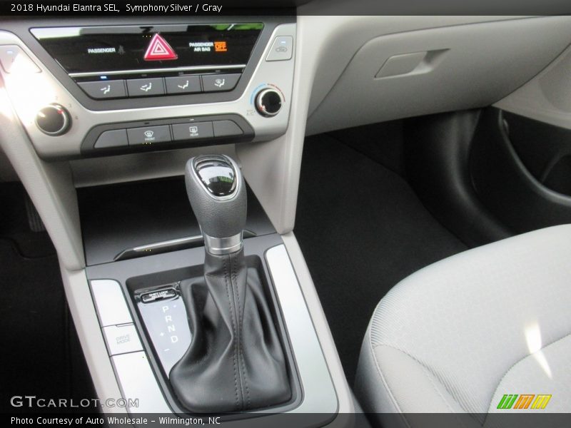 Symphony Silver / Gray 2018 Hyundai Elantra SEL