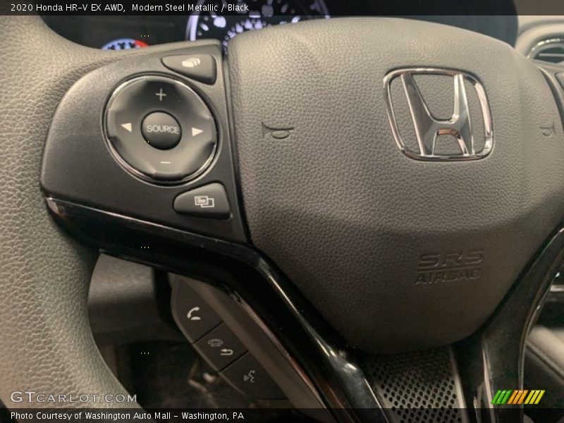 Modern Steel Metallic / Black 2020 Honda HR-V EX AWD
