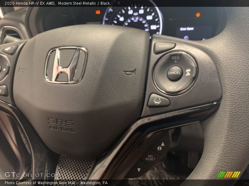 Modern Steel Metallic / Black 2020 Honda HR-V EX AWD