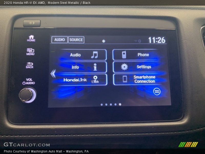 Modern Steel Metallic / Black 2020 Honda HR-V EX AWD