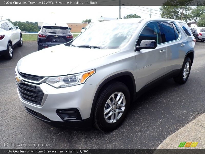 Silver Ice Metallic / Jet Black 2020 Chevrolet Traverse LS AWD