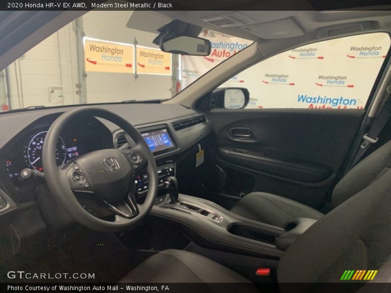 Modern Steel Metallic / Black 2020 Honda HR-V EX AWD