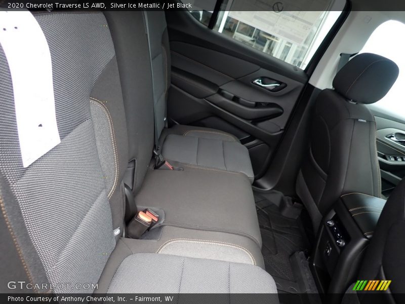 Silver Ice Metallic / Jet Black 2020 Chevrolet Traverse LS AWD