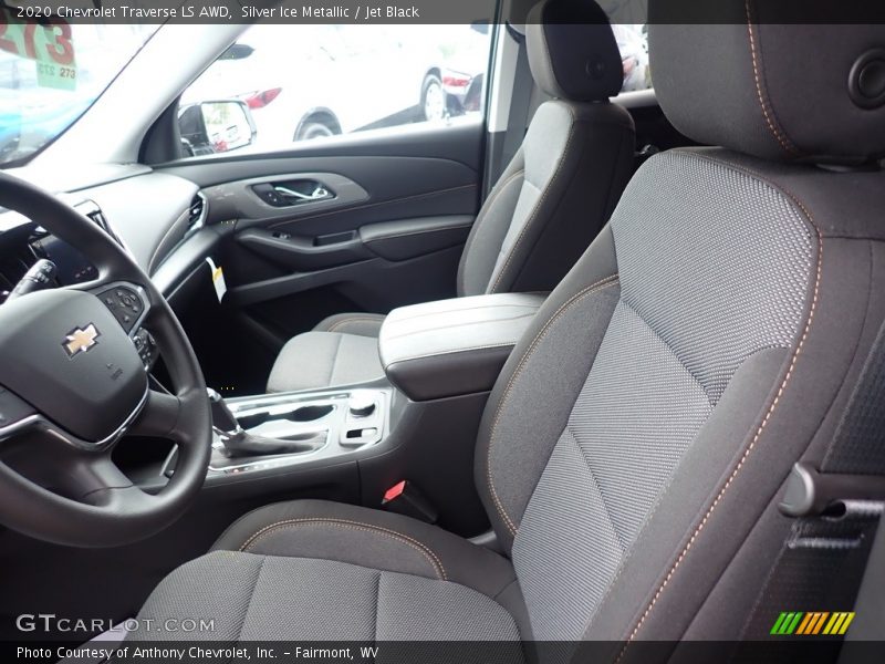 Silver Ice Metallic / Jet Black 2020 Chevrolet Traverse LS AWD