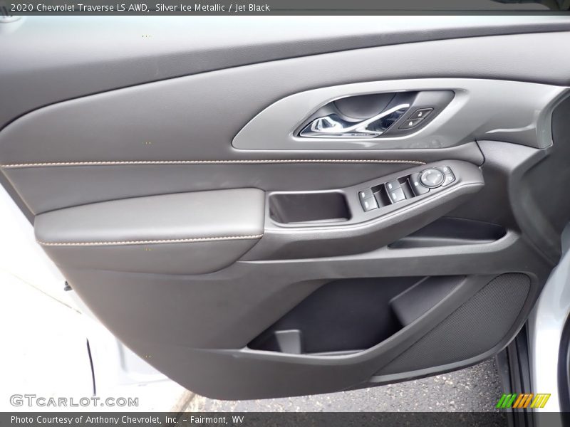 Silver Ice Metallic / Jet Black 2020 Chevrolet Traverse LS AWD