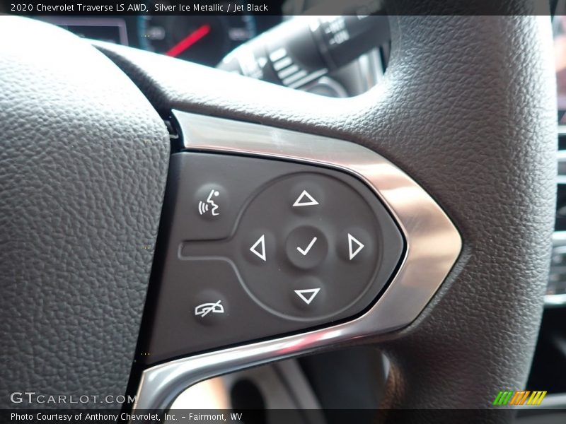 Silver Ice Metallic / Jet Black 2020 Chevrolet Traverse LS AWD