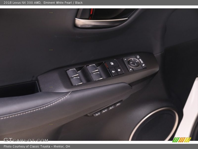 Eminent White Pearl / Black 2018 Lexus NX 300 AWD