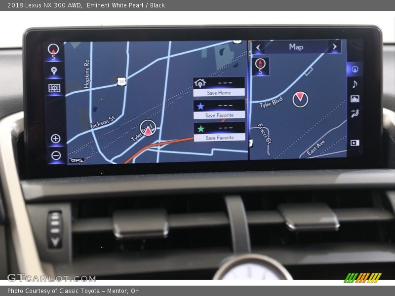 Eminent White Pearl / Black 2018 Lexus NX 300 AWD