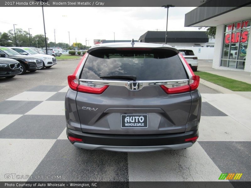 Modern Steel Metallic / Gray 2017 Honda CR-V EX-L