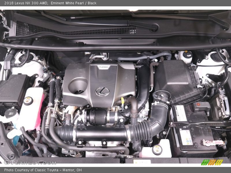 Eminent White Pearl / Black 2018 Lexus NX 300 AWD