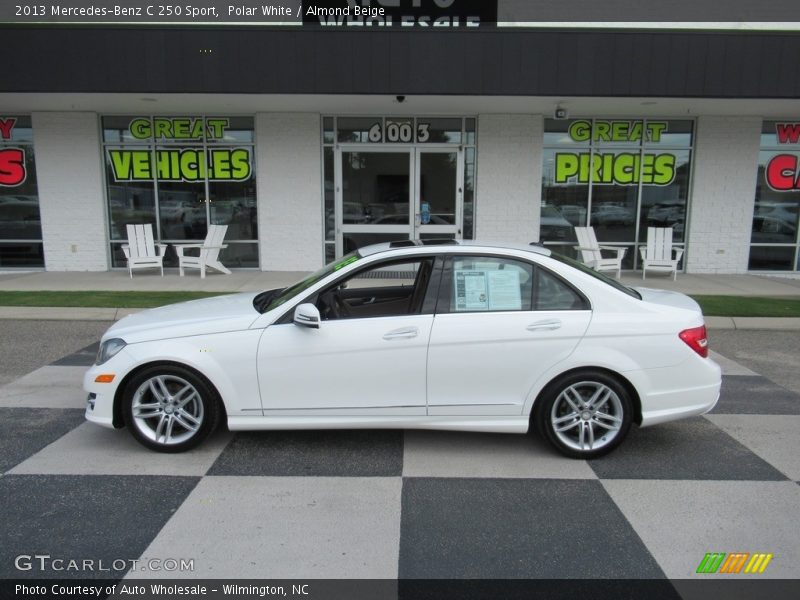 Polar White / Almond Beige 2013 Mercedes-Benz C 250 Sport