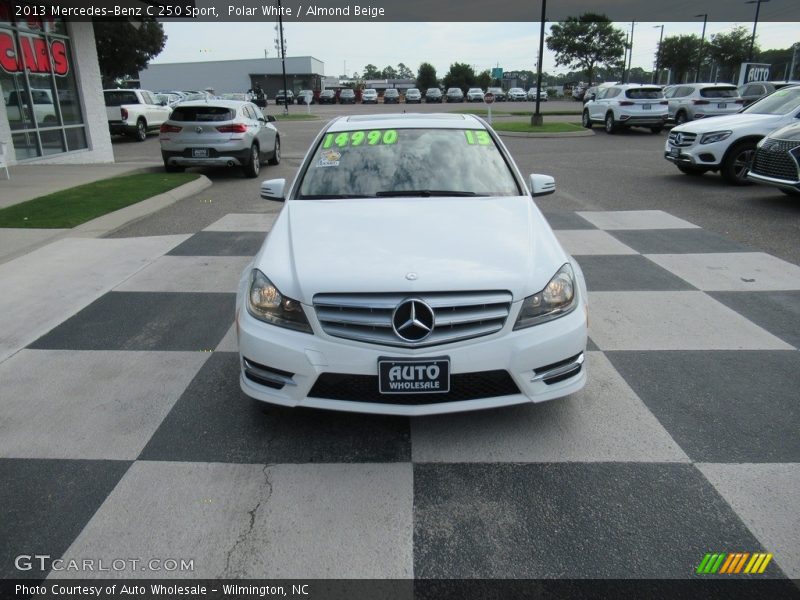 Polar White / Almond Beige 2013 Mercedes-Benz C 250 Sport