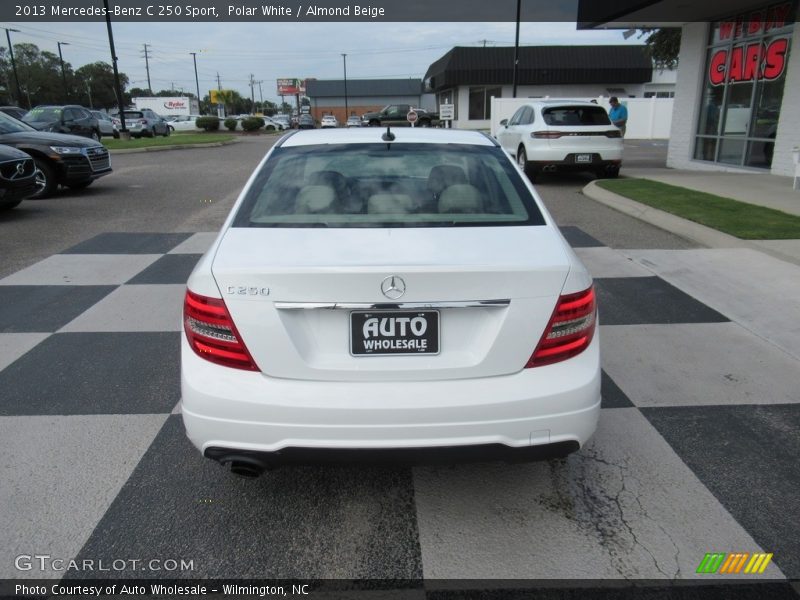 Polar White / Almond Beige 2013 Mercedes-Benz C 250 Sport