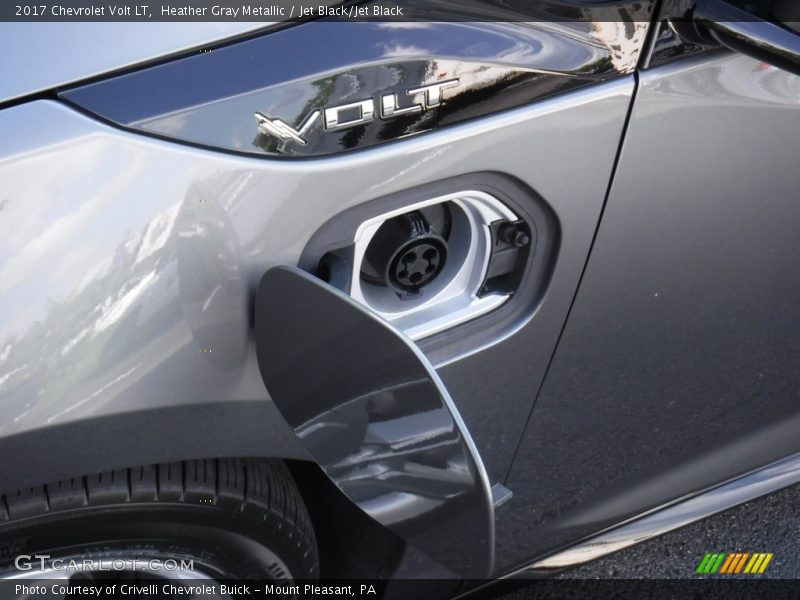 Heather Gray Metallic / Jet Black/Jet Black 2017 Chevrolet Volt LT