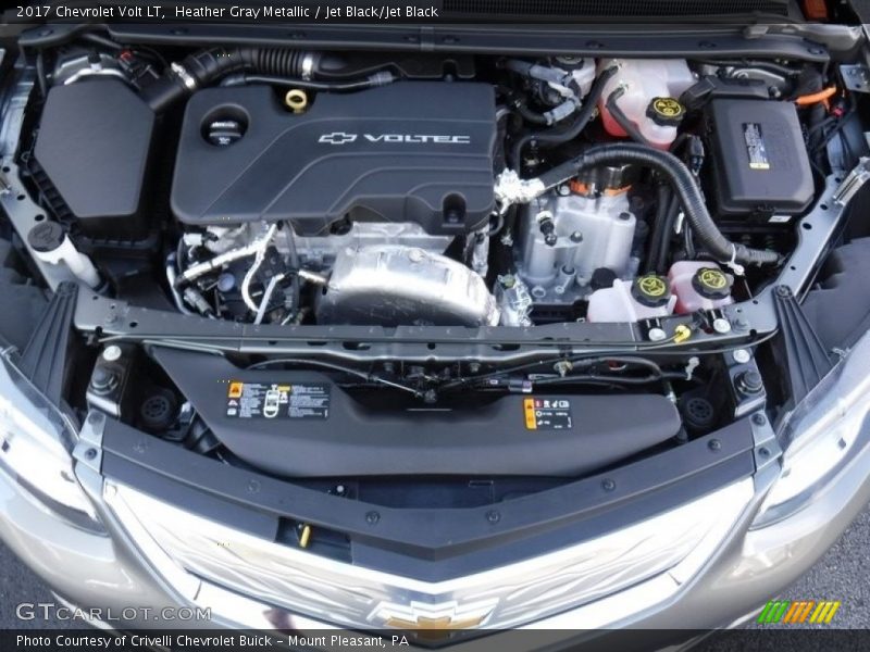Heather Gray Metallic / Jet Black/Jet Black 2017 Chevrolet Volt LT