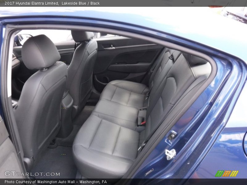 Lakeside Blue / Black 2017 Hyundai Elantra Limited