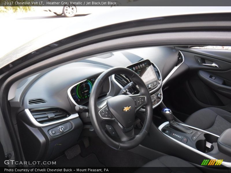 Heather Gray Metallic / Jet Black/Jet Black 2017 Chevrolet Volt LT