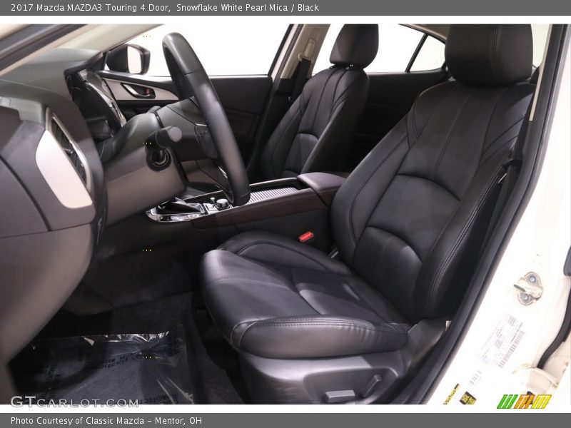 Snowflake White Pearl Mica / Black 2017 Mazda MAZDA3 Touring 4 Door