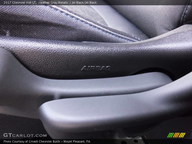 Heather Gray Metallic / Jet Black/Jet Black 2017 Chevrolet Volt LT