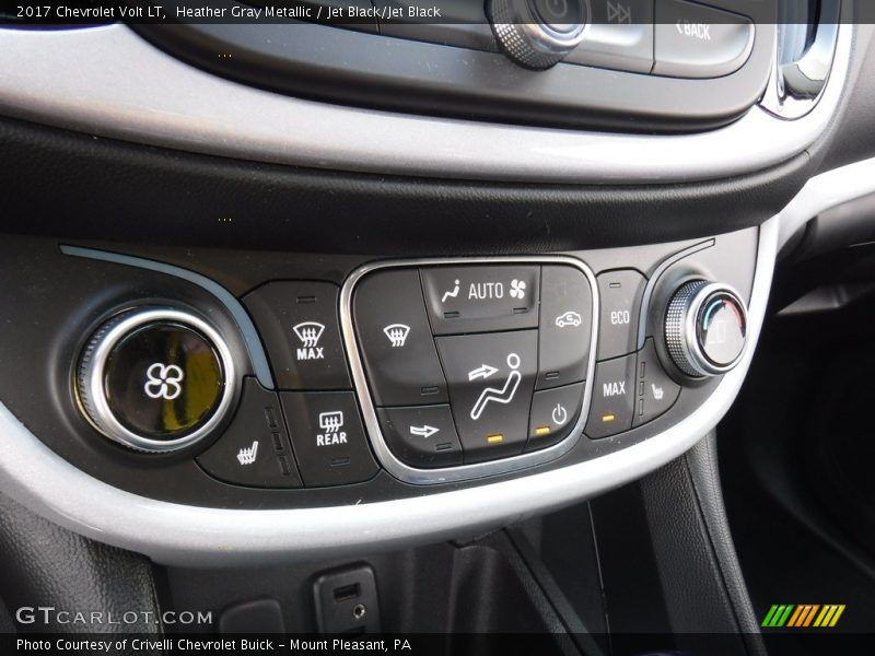 Heather Gray Metallic / Jet Black/Jet Black 2017 Chevrolet Volt LT