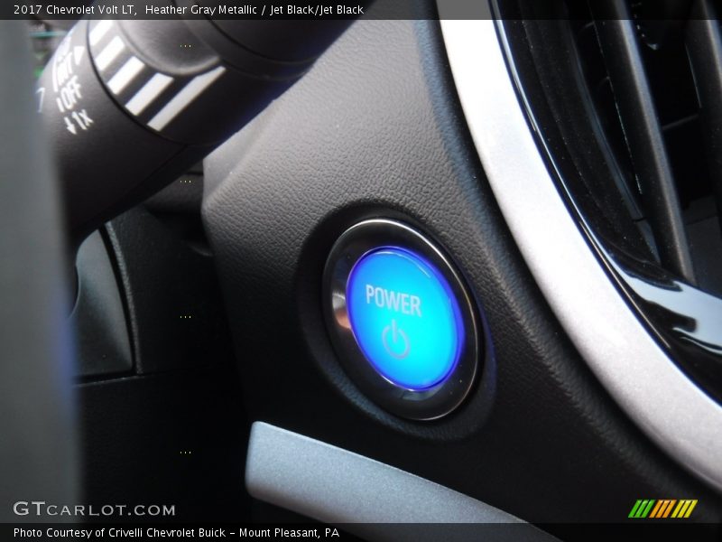 Heather Gray Metallic / Jet Black/Jet Black 2017 Chevrolet Volt LT