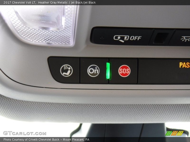 Heather Gray Metallic / Jet Black/Jet Black 2017 Chevrolet Volt LT