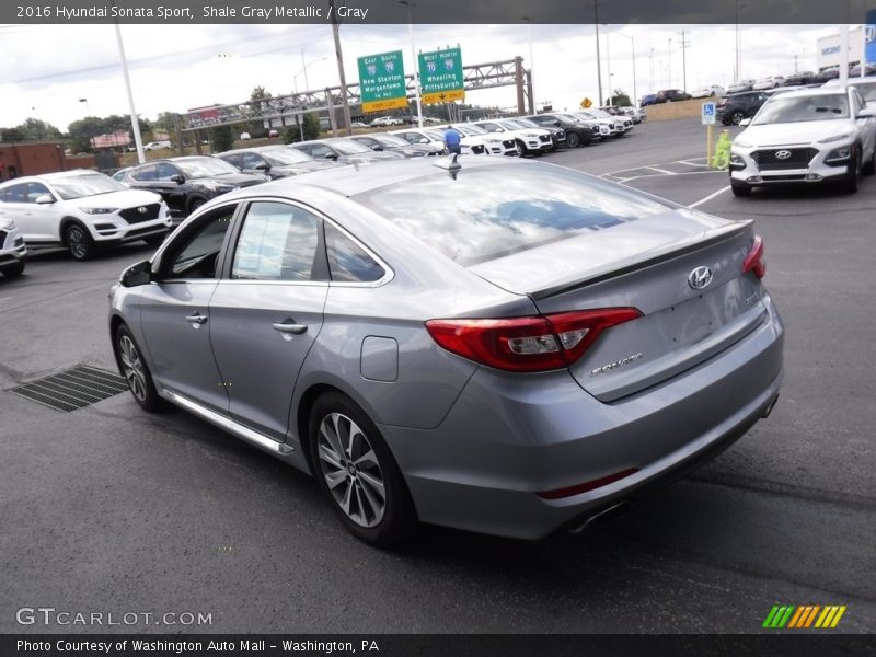 Shale Gray Metallic / Gray 2016 Hyundai Sonata Sport