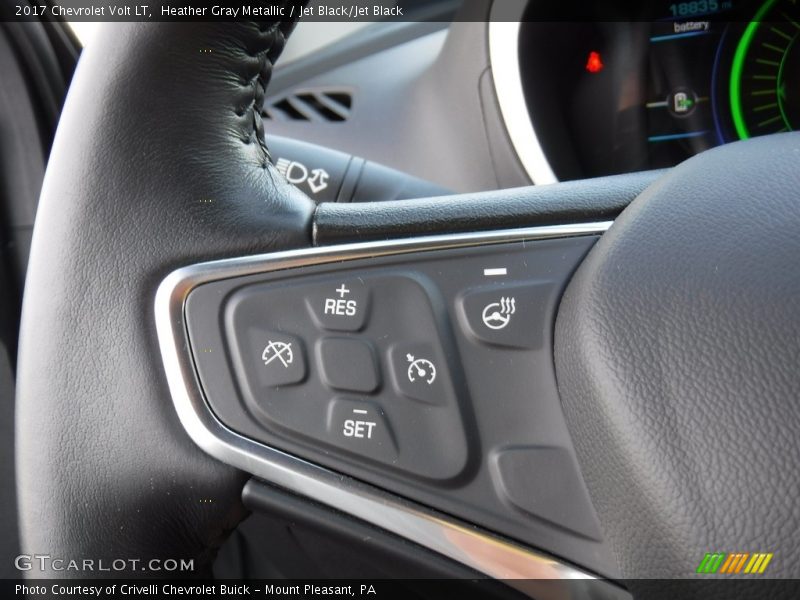 Heather Gray Metallic / Jet Black/Jet Black 2017 Chevrolet Volt LT