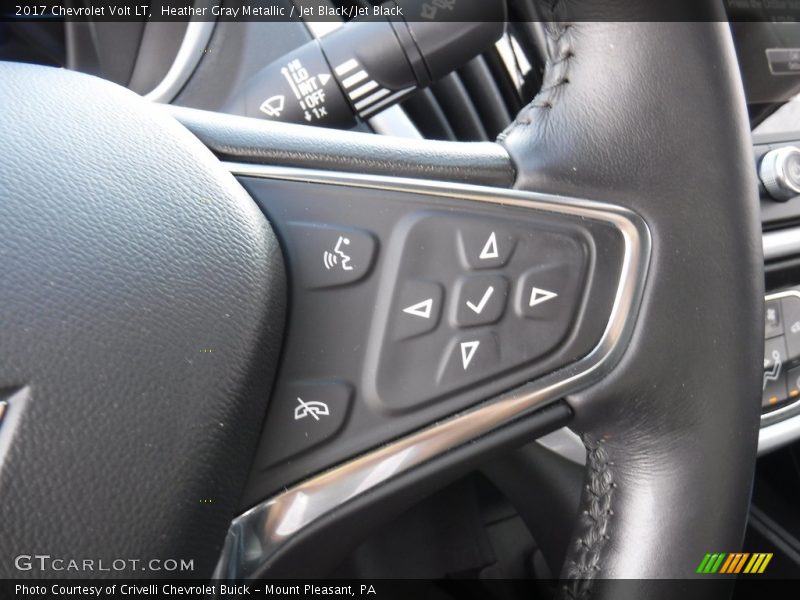 Heather Gray Metallic / Jet Black/Jet Black 2017 Chevrolet Volt LT
