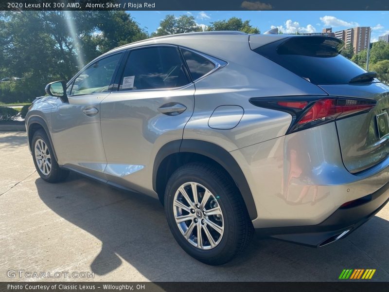 Atomic Silver / Rioja Red 2020 Lexus NX 300 AWD