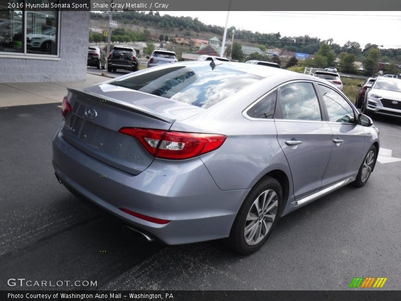 Shale Gray Metallic / Gray 2016 Hyundai Sonata Sport