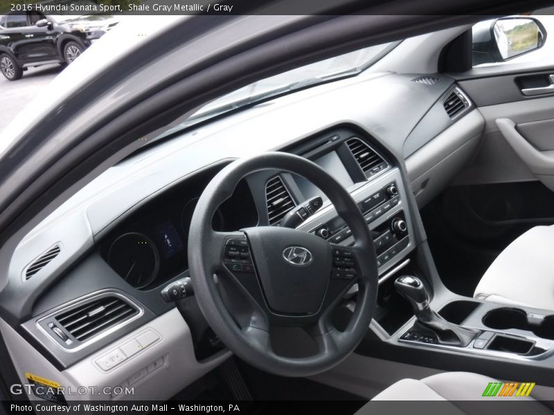 Shale Gray Metallic / Gray 2016 Hyundai Sonata Sport