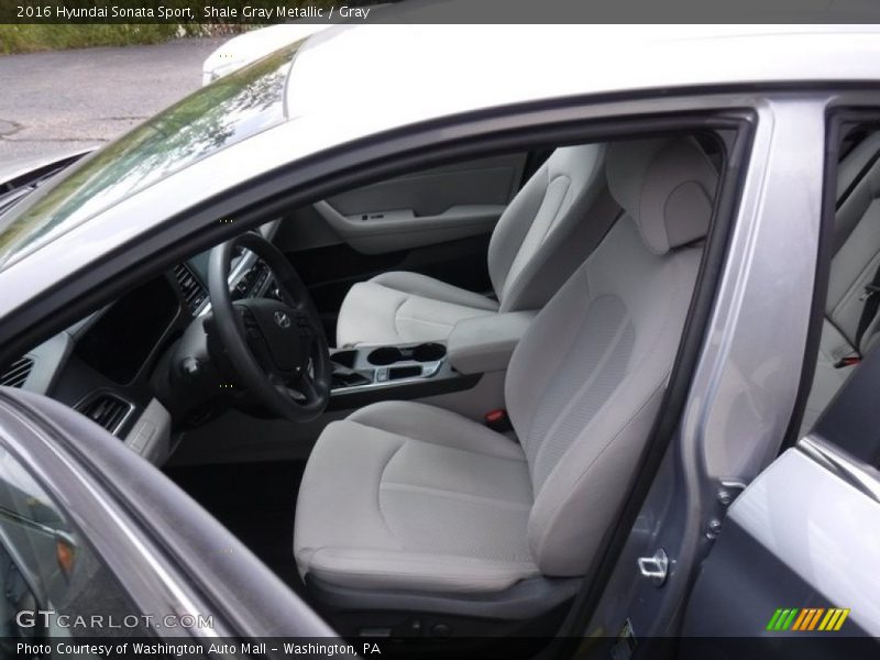 Shale Gray Metallic / Gray 2016 Hyundai Sonata Sport