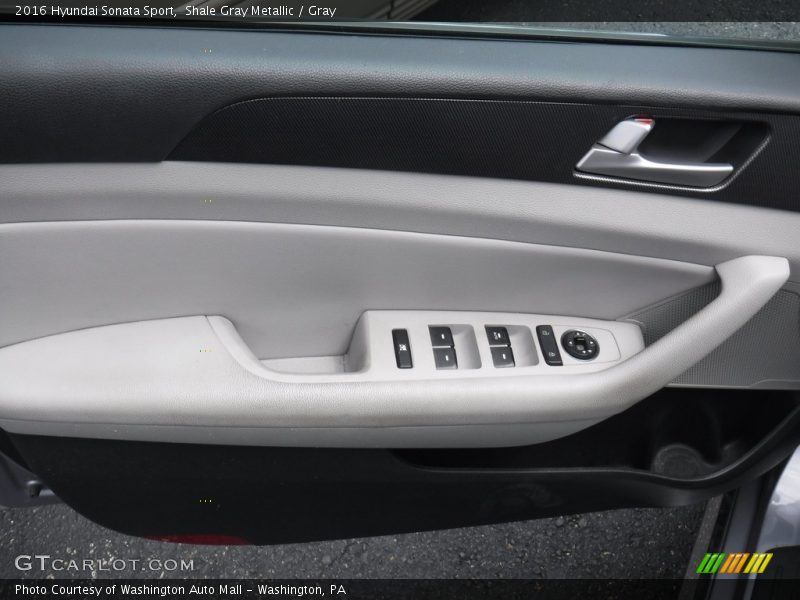 Shale Gray Metallic / Gray 2016 Hyundai Sonata Sport