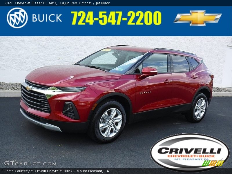 Cajun Red Tintcoat / Jet Black 2020 Chevrolet Blazer LT AWD
