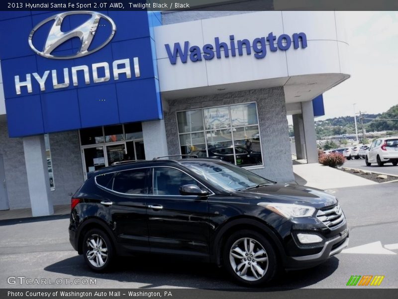Twilight Black / Black 2013 Hyundai Santa Fe Sport 2.0T AWD