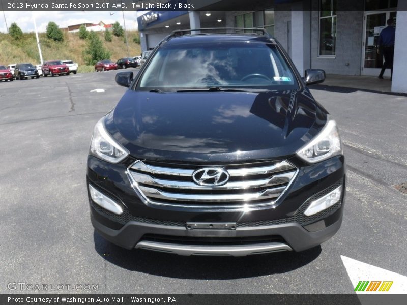 Twilight Black / Black 2013 Hyundai Santa Fe Sport 2.0T AWD