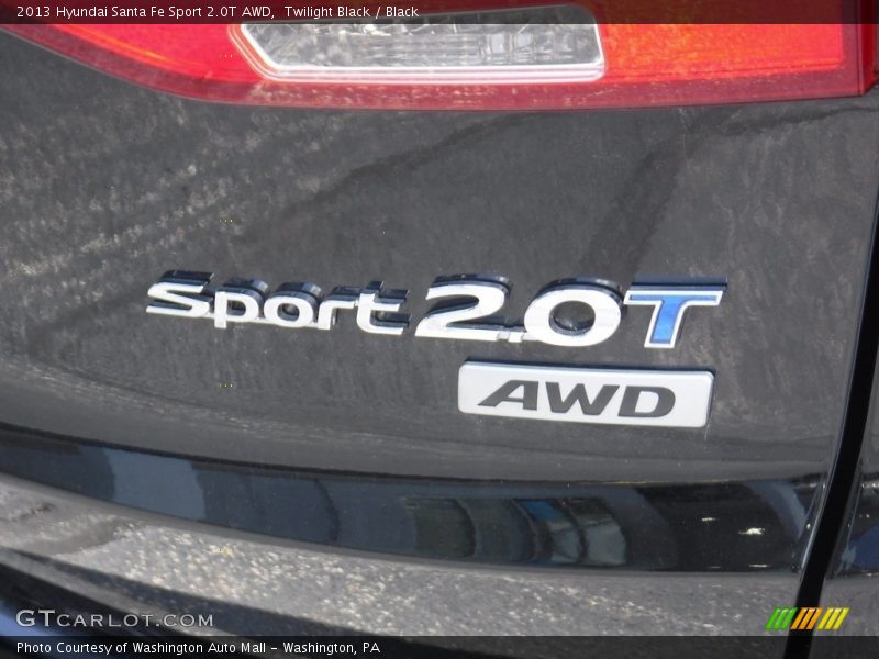 Twilight Black / Black 2013 Hyundai Santa Fe Sport 2.0T AWD