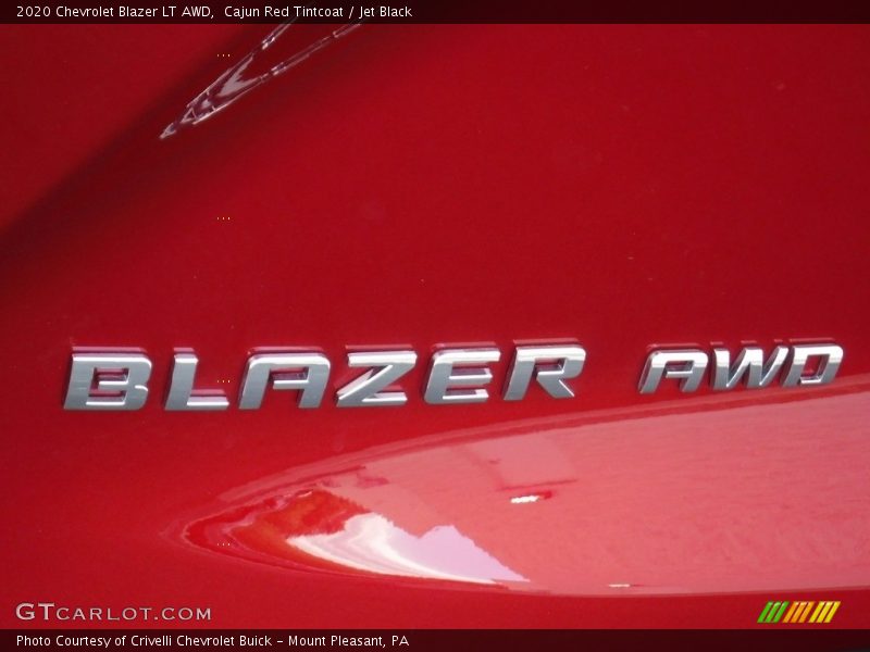 Cajun Red Tintcoat / Jet Black 2020 Chevrolet Blazer LT AWD