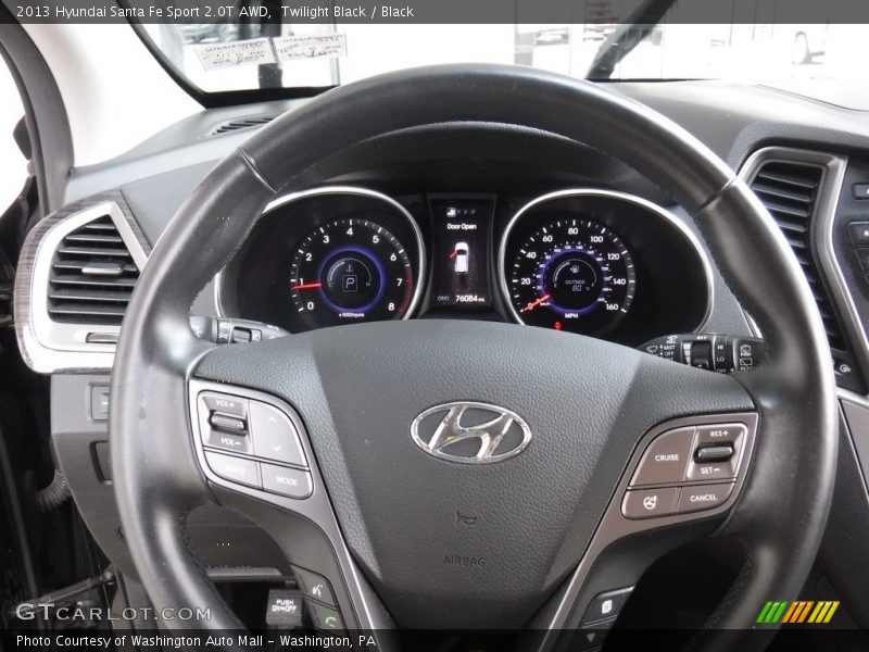 Twilight Black / Black 2013 Hyundai Santa Fe Sport 2.0T AWD