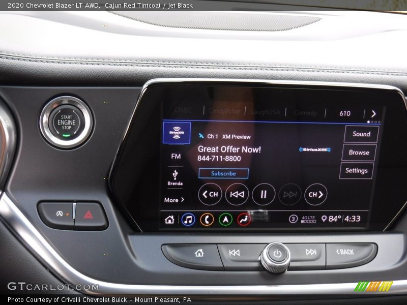 Cajun Red Tintcoat / Jet Black 2020 Chevrolet Blazer LT AWD