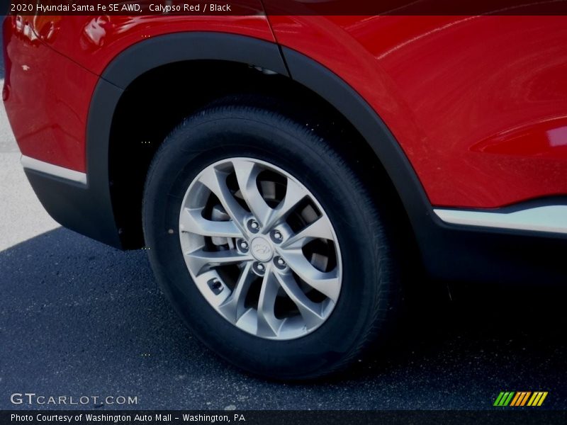 Calypso Red / Black 2020 Hyundai Santa Fe SE AWD
