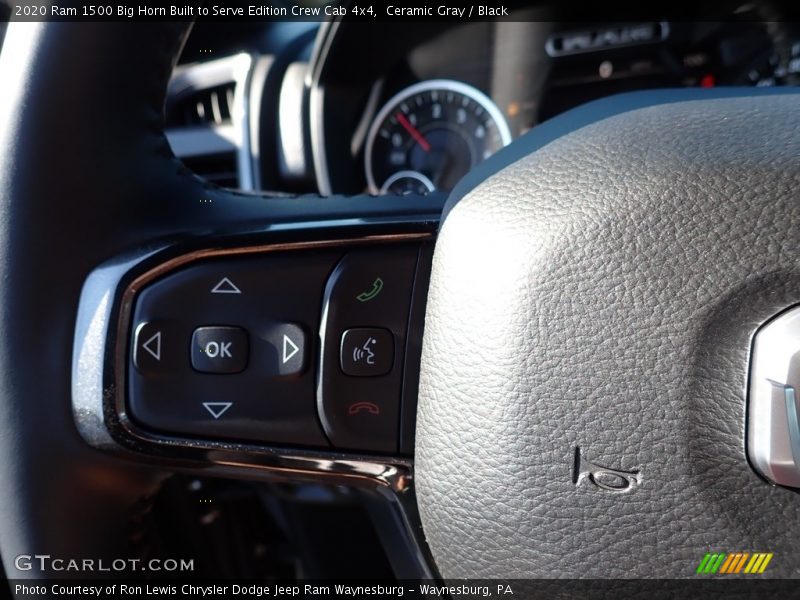 Ceramic Gray / Black 2020 Ram 1500 Big Horn Built to Serve Edition Crew Cab 4x4