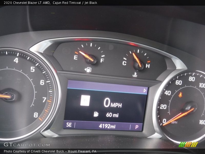 Cajun Red Tintcoat / Jet Black 2020 Chevrolet Blazer LT AWD