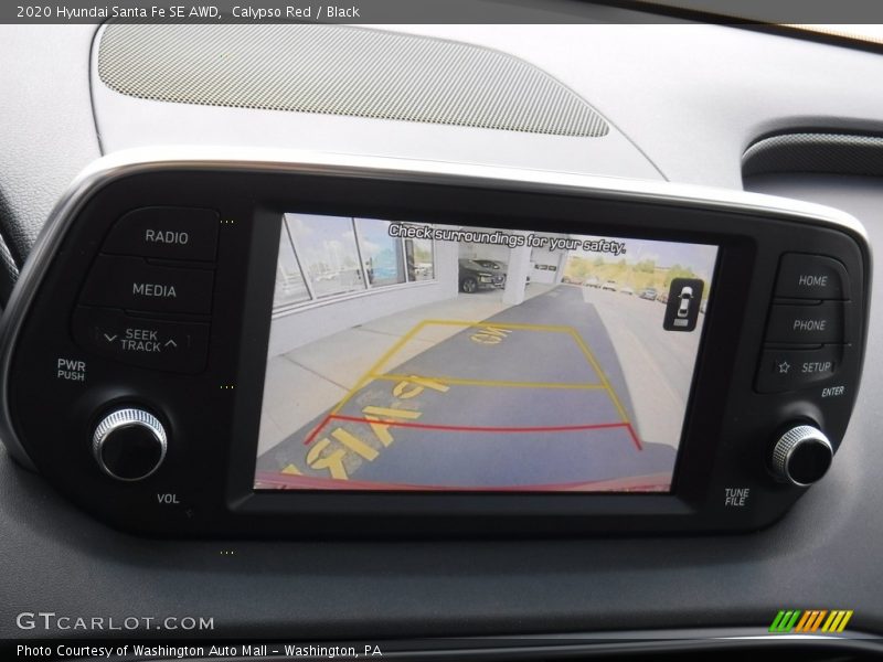 Calypso Red / Black 2020 Hyundai Santa Fe SE AWD