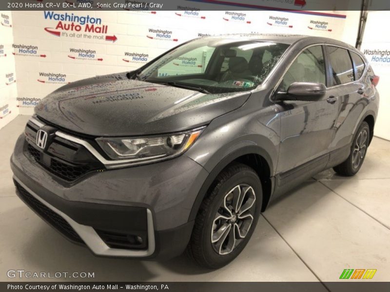 Sonic Gray Pearl / Gray 2020 Honda CR-V EX-L AWD