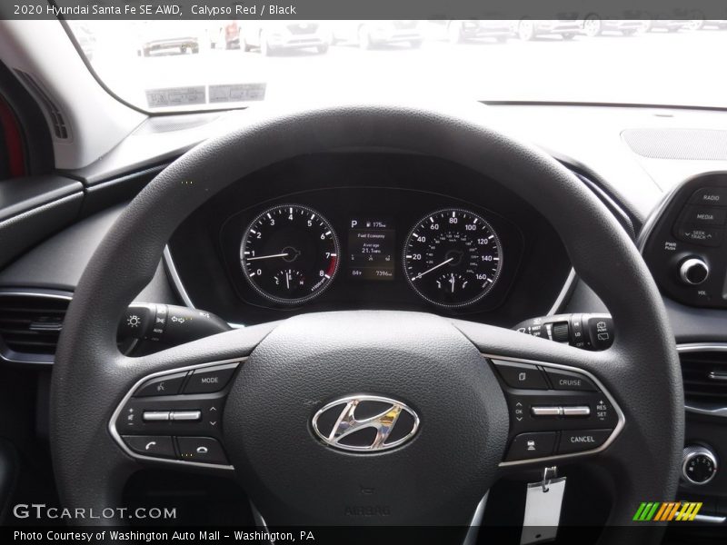 Calypso Red / Black 2020 Hyundai Santa Fe SE AWD