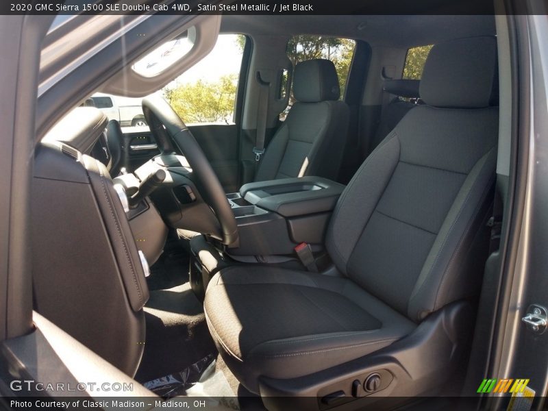 Satin Steel Metallic / Jet Black 2020 GMC Sierra 1500 SLE Double Cab 4WD